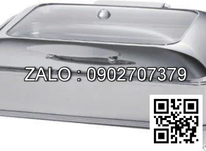 Nồi Hâm Buffet Chữ Nhật Nắp Kiếng Đun Bằng Điện AT61593