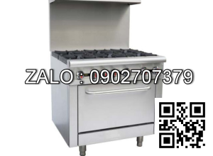 BẾP ÂU 4 HỌNG CÓ LÒ NƯỚNG DÚNG GAS EAGLE HDSGR-24