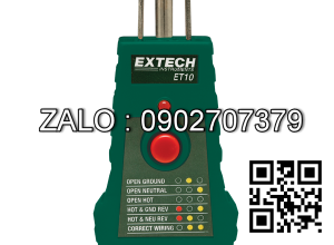 PHÍCH KIỂM TRA HỆ THỐNG DÂY ĐIỆN EXTECH ET10