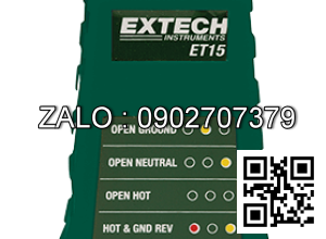 PHÍCH KIỂM TRA HỆ THỐNG DÂY ĐIỆN EXTECH ET15
