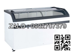 Tủ đông trưng bày thực phẩm kính cong WD4-1008