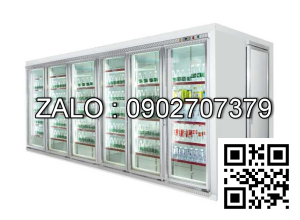 Tủ đông siêu thị dạng đứng 6 cánh SLD-1500FMAW