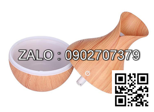 Máy xông tinh dầu vân gỗ hình lọ hoa (Kiện 120 bình)