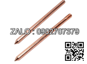 Cọc tiếp địa thép mạ đồng đặc chủng D14.2