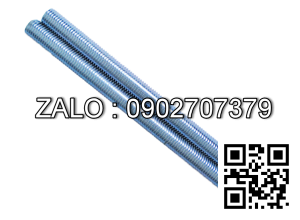 Cây ty ren mạ kẽm M8 dài 1m