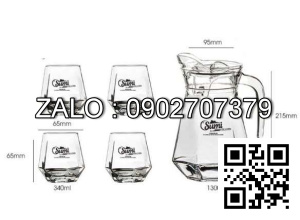 Bộ 1 bình 4 cốc EH 1028/L5