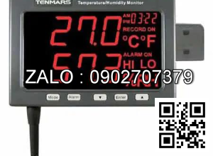 Thiết bị đo nhiệt độ/độ ẩm Tenmars TM-185D