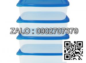 Bộ 5 hộp nhựa Chef CN nhỏ 225ml (Kiện 12 bộ)