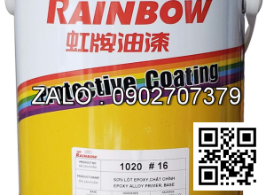 Sơn chịu nhiệt Rainbow 200 độ màu xanh