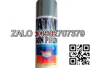 Sơn xịt atm a215 màu xám