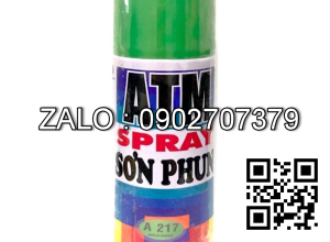 Sơn xịt atm a217 màu xanh táo