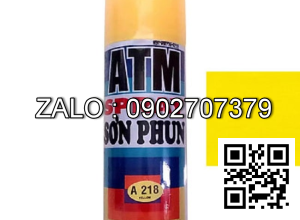 Sơn xịt atm a218 màu vàng