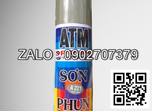 Sơn xịt atm a221 xám sáng