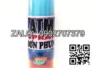 Sơn xịt atm a224 xanh da trời