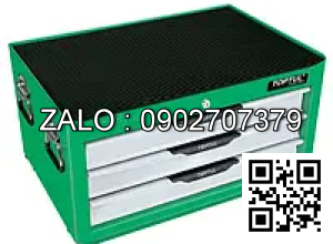 Tủ đồ nghề 3 ngăn màu xanh, chống lậtTOPTUL 104 chi tiết Pro-line GCAZ0013