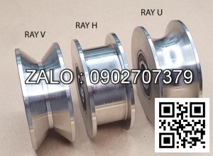 Bánh Xe Cửa Lùa ( Đường Ray ) Inox 304 Phi 40Mm - 50Mm - 60Mm - 80Mm