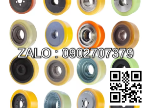 Bánh Xe Pu Cố Định Niềng Gang Chịu Lực,Bánh Xe Pu