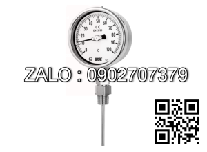 Đồng hồ đo nhiệt độ kiểu lưỡng kim dải đo 0-120 độ