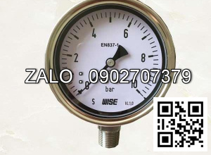 Đồng hồ đo áp suất khí nén đo từ 0-10 Bar