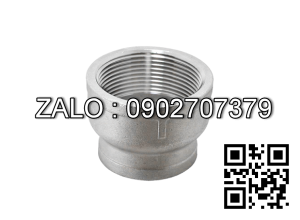 Bầu Giảm Ren Inox 304 Phi 21Mm - 27Mm - 34Mm