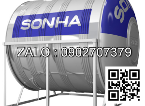 Bồn nước Inox Sơn Hà 1500L ngang (Φ1140)