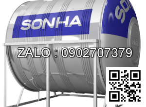 Bồn nước Inox Sơn Hà 1500L ngang (Φ960)