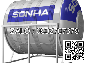 Bồn nước Inox Sơn Hà 3000L ngang (Φ1140)