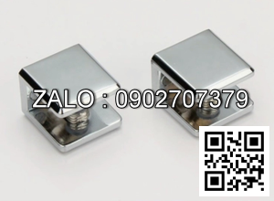 Kẹp kính cửa mở chính VICKINI 61100.001 PSS inox bóng dưới