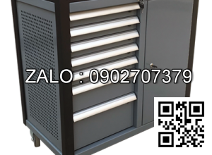 Tủ dụng cụ 7 ngăn mẫu 1 kèm hộc có khóa OKASU N1RD7B