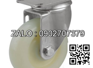 Bánh Xe Nhựa Trắng Chịu Lực