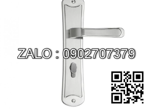 Khóa cửa nẹp Vickini 37920.101 inox bóng mờ ruột chốt