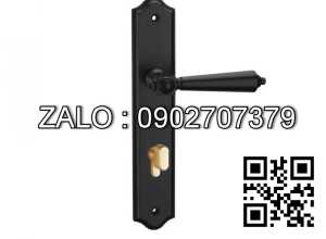 Khóa cửa tay gạt Vickini 35117.101 OBP đen mờ ruột chốt