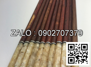 Bộ 10 Đôi Đũa Ăn Gỗ Cẩm Lai Tự Nhiên Cao Cấp Đầu Gắn Ốc Biển Trắng