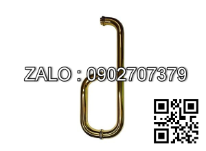 Tay nắm phòng tắm kính phi 19 màu vàng