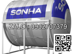 Bồn nước Inox Sơn Hà 1200L ngang (Φ980)