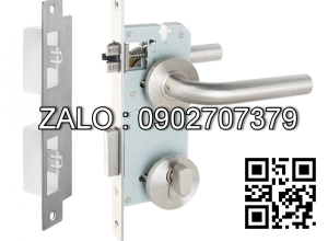 Khóa cửa phân thể Vickini 37115.101 inox mờ ruột chốt