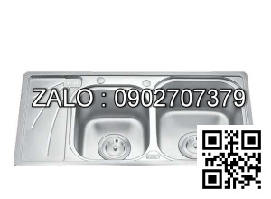 Chậu rửa cao cấp Sơn Hà S82 Inox 304 (820x440x220 mm)
