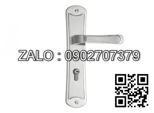 Khóa cửa nẹp Vickini 37920.102 inox bóng mờ 2 đầu chìa