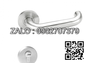 Khóa cửa phân thể Vickini 37102.102 SSS inox mờ 2 đầu chìa