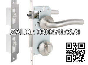 Khóa cửa phân thể Vickini 37106.101 SSS inox mờ ruột chốt