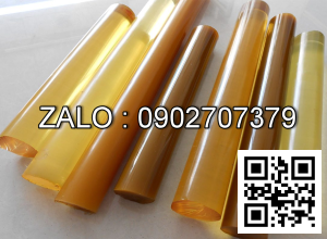 Cây Pu Màu Cam Phi Tròn Đặc-Cây Pu Cam 3Mm-Cây Pu Cam Phi 5Mm