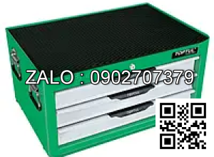 Tủ đồ nghề 3 ngăn màu xanh, chống lậtTOPTUL 104 chi tiết Pro-line GCAZ0013