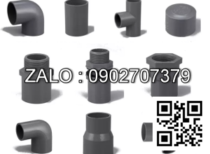 Nối ren ngoài PVC-U dn21x1/2-PN15 (ren ngoài 21)