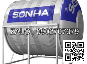 Bồn nước Inox Son Hà 2500L ngang (F1140)