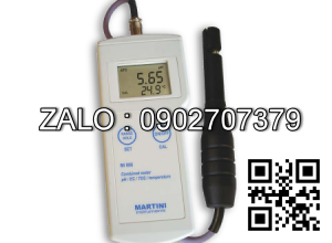Máy đo pH/EC/TDS/nhiệt độ cầm tay MARTINI MI806