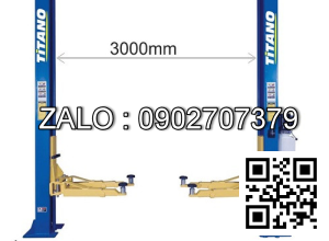 Cầu nâng ô tô 2 trụ giằng trên TC-4000SW, 4 tấn