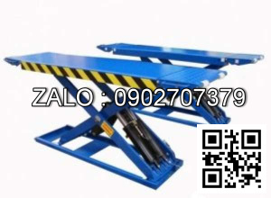 Cầu nâng ô tô kiểu xếp 3.5 tấn móng nổi 3.5SX