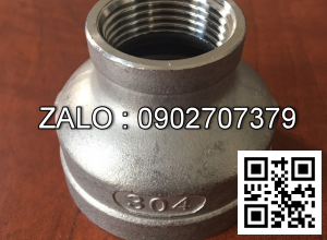 Bầu Giảm Ren - Giảm Ren Nối Ống Inox 304