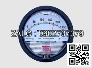 Đồng hồ đo chênh áp 0 - 250Pa