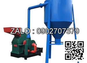 Máy nghiền buồng đập 50 + bầu cắt gió